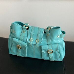 Stylish 90s Turquoise Large MAXX Handbag